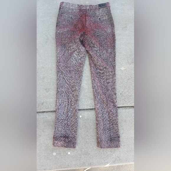 Anarchy womens shimmering red pants - Picture 3 of 4